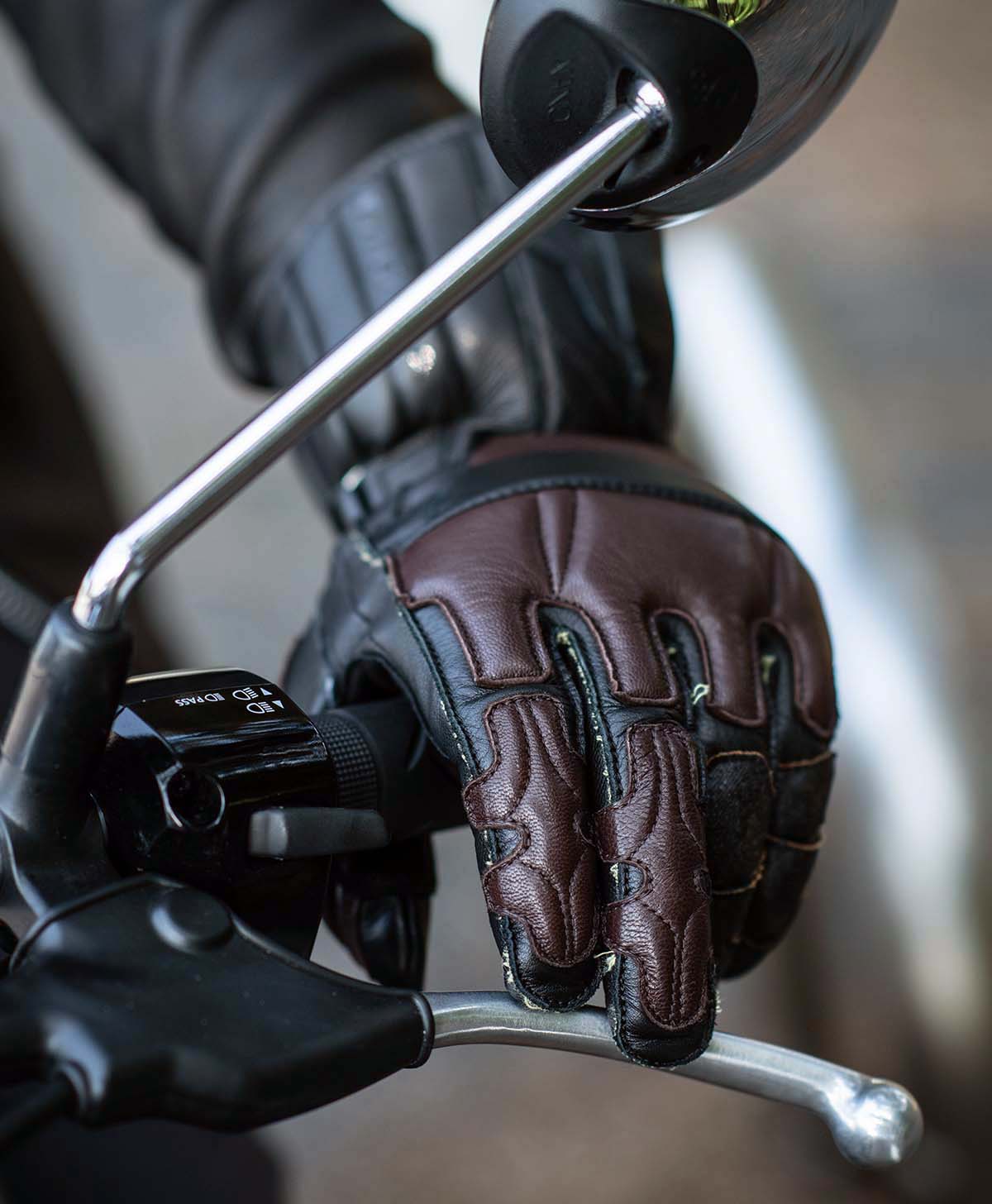 GPS Glove-K / Black / Brown