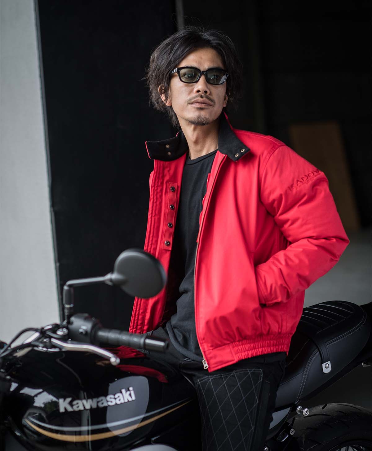 173cm 61kg サイズL Tシャツ着用