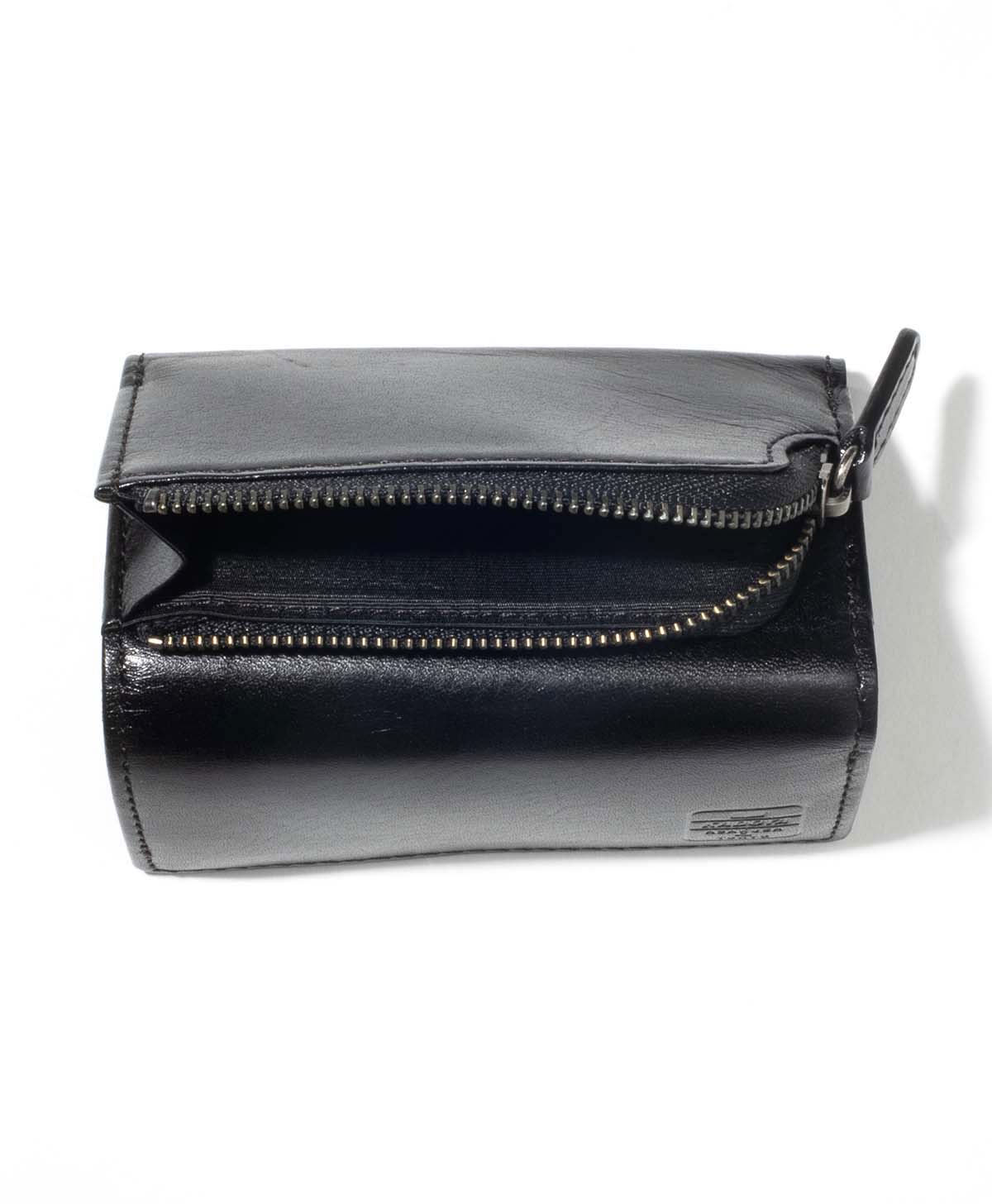 ファスナー開閉の背面コインポケット部分