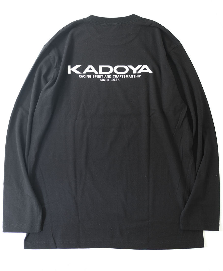 KADOYAロゴを配したベーシックなロンT