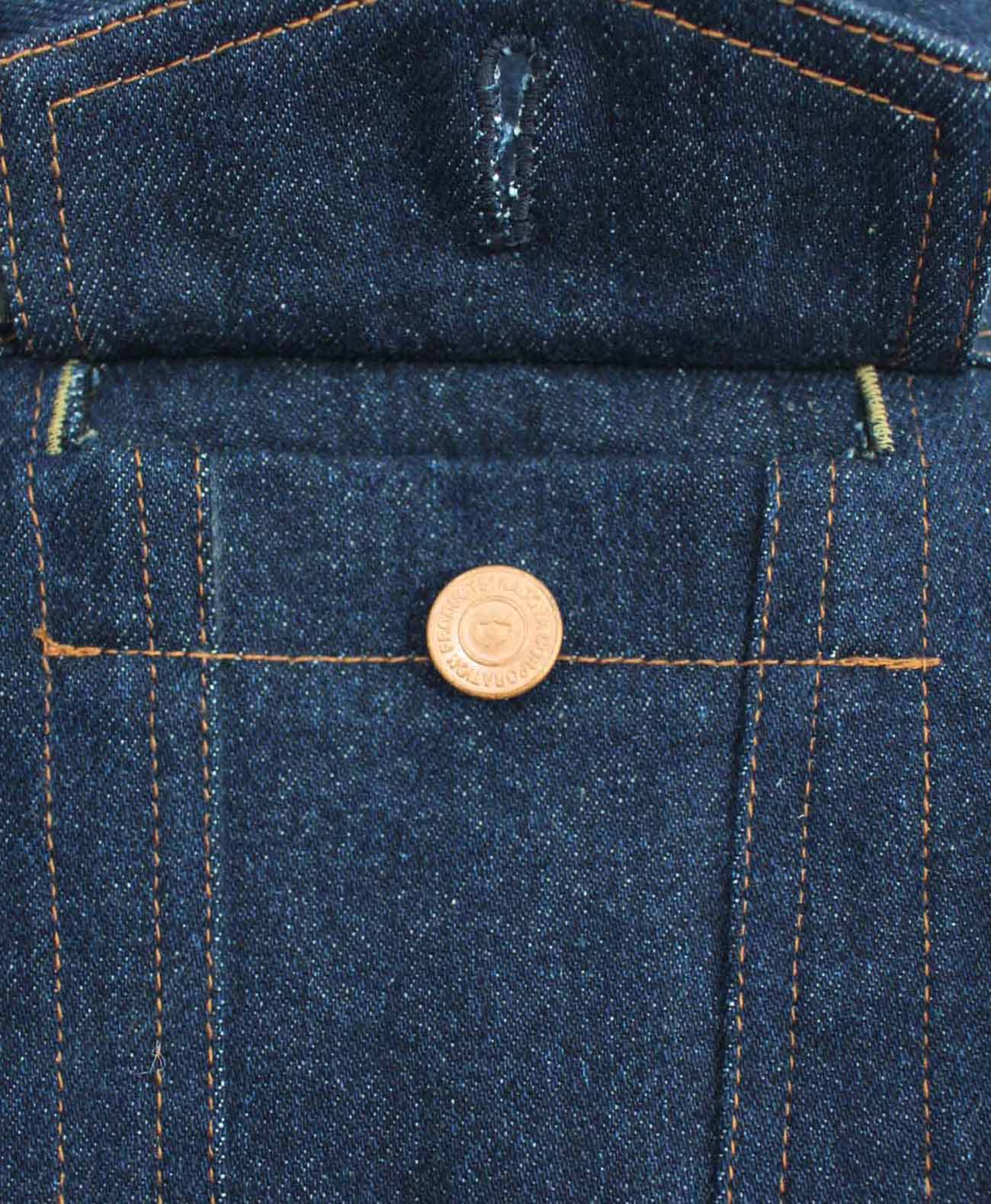 BIKER DENIM VEST 3 / BLUE