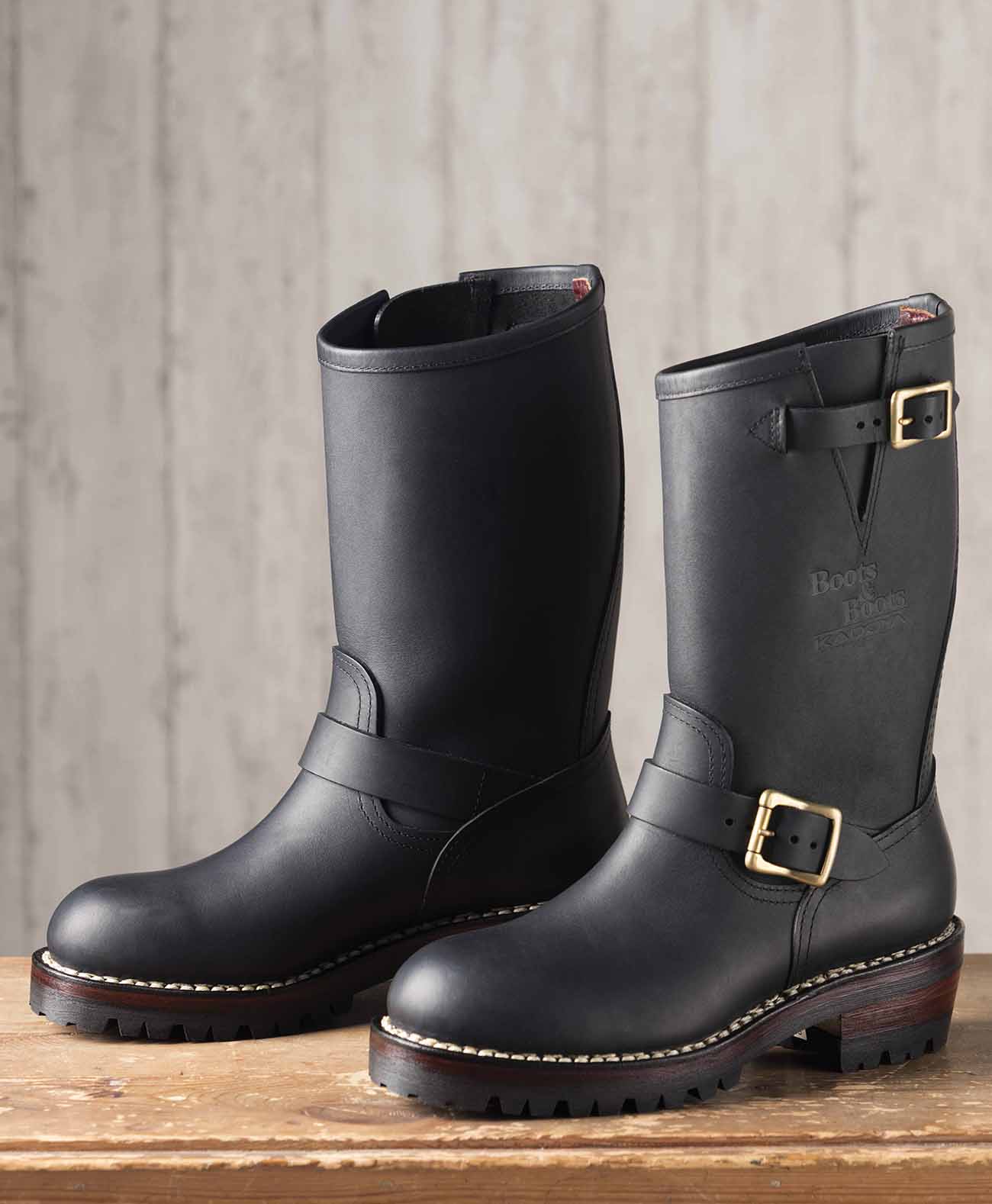 Leather shoes engineer boots | Kadoya official online shop | KA 