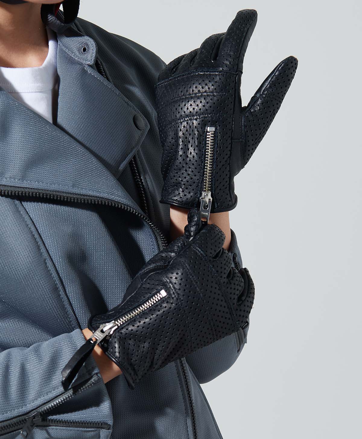 Lederhandschuh Stanze Lederhandschuhe ｜ Kadoya Offizieller Online -Shop ｜ Rox Handschuh -PL / Schwarz (Frauen)