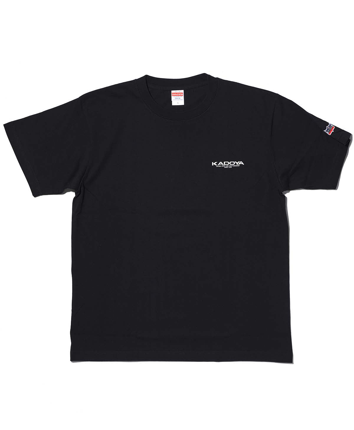 カドヤのシンボルであるクラウンマークをバックにプリントしたTシャツ