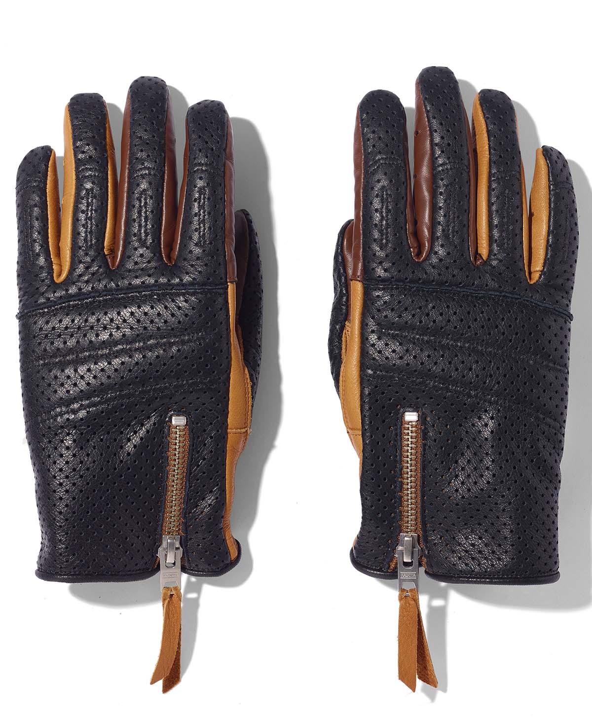 Lederhandschuh Stanze Lederhandschuhe | Kadoya Offizieller Online -Shop | Rox Handschuh -PL / Schwarz / Brown
