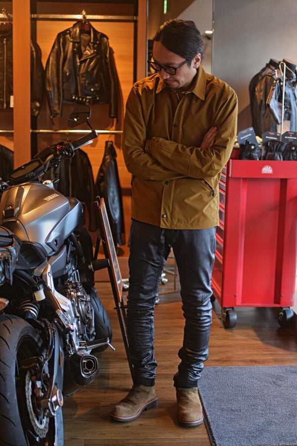 COACH JKT_LEATHER SKINNY