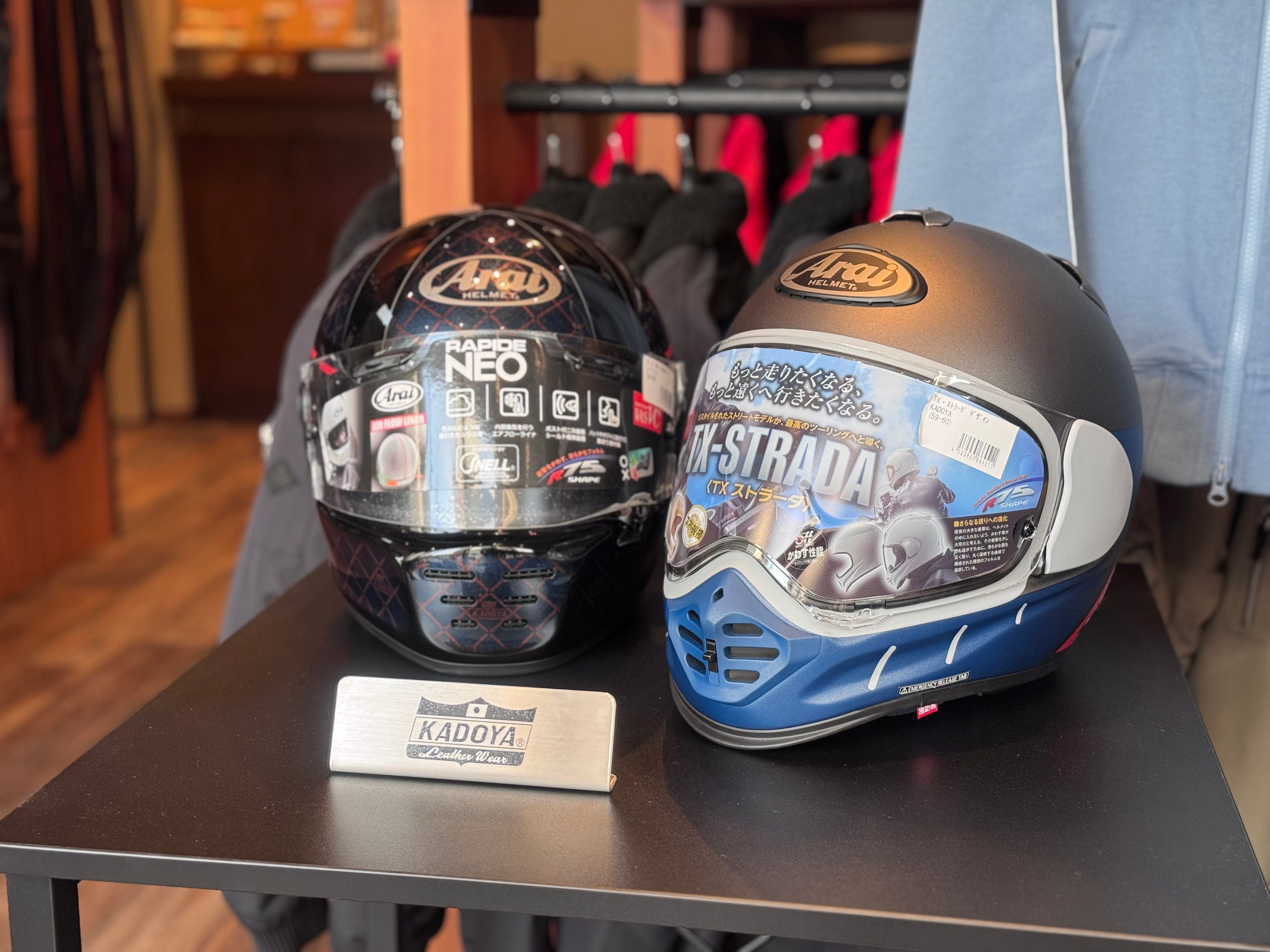 これはかっこいい…ARAI RAPID-NEO & TX-STRADAにKADOYAグラフィックモデル登場