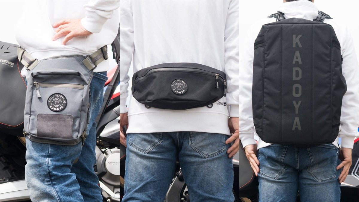 老舗メーカーが本気出してバイクを降りた後も格好良いバッグを作る 