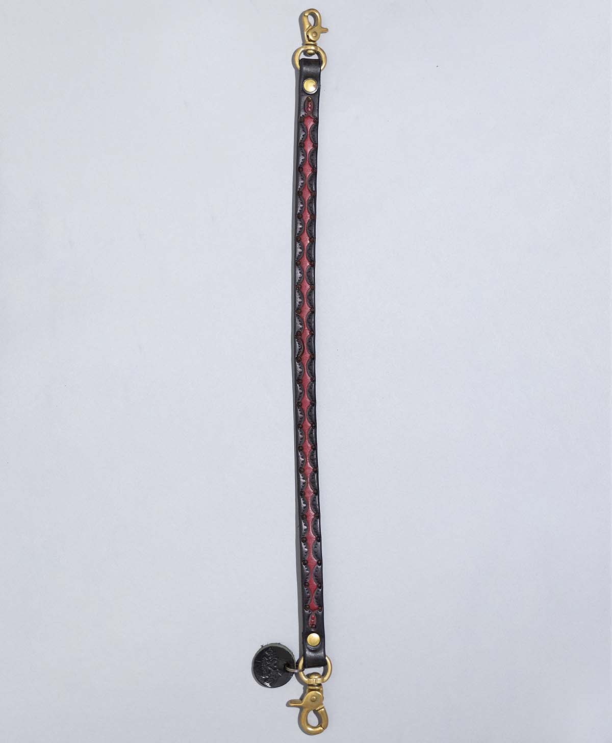 IRON HEART STRAP SLIM / Black/Red