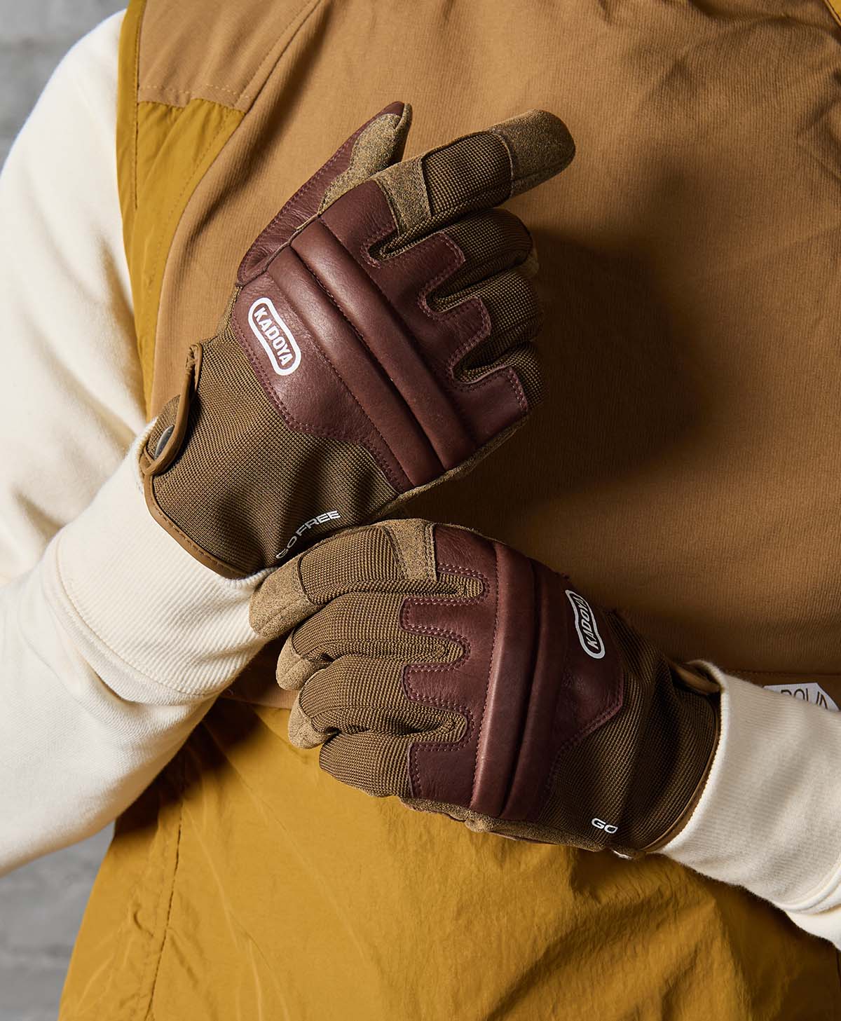 FREERIDE MESH GLOVE / khaki