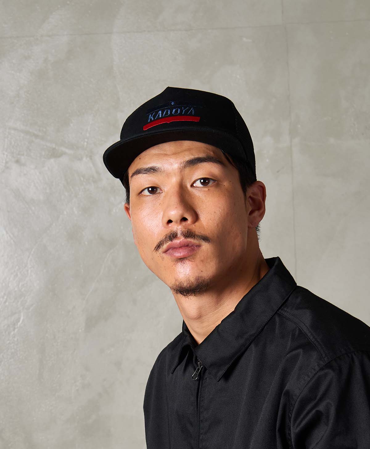 MESH LOGO CAP / BLACK