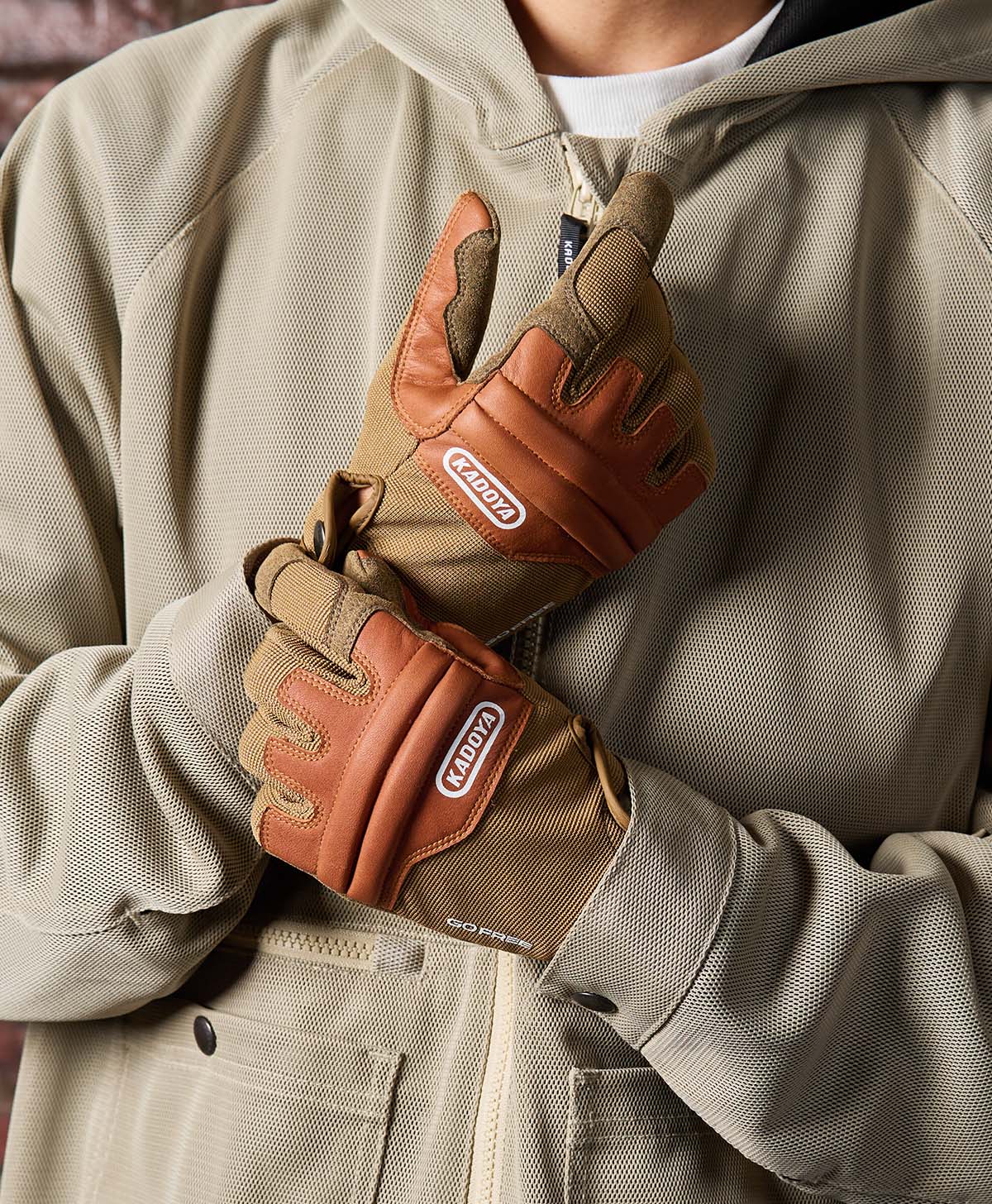 FREERIDE MESH GLOVE / brown