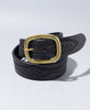 IRON HEART BELT / BLACK/BLACK