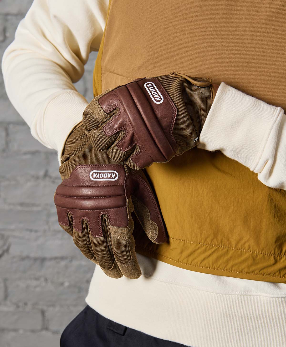 FREERIDE MESH GLOVE / khaki