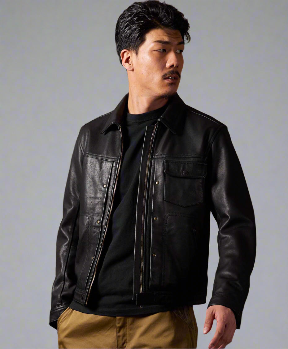 RODEO LEATHER JACKET / BLACK