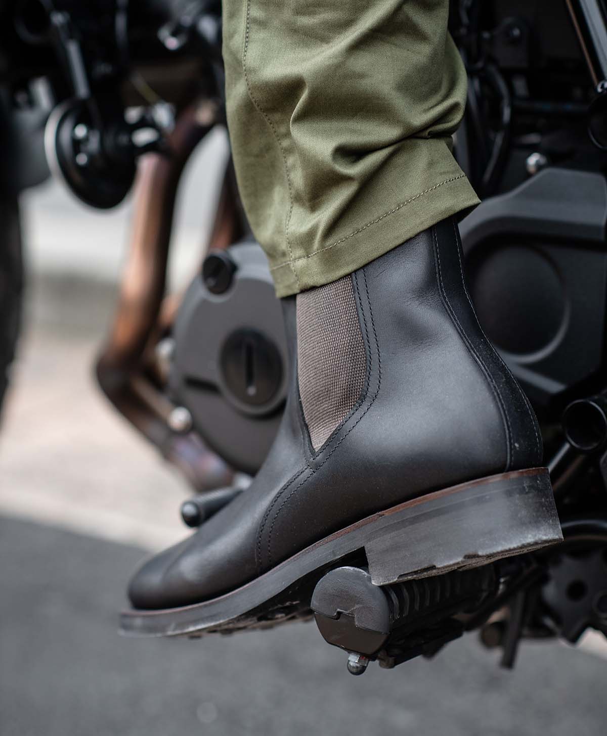 Side Gore Boots Motorcycle Boots Kadoya Official Online Shop