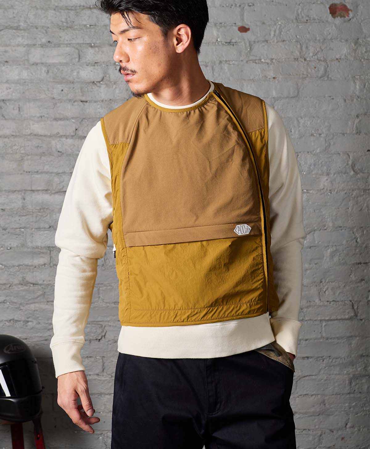 ANORAK VEST / BROWN