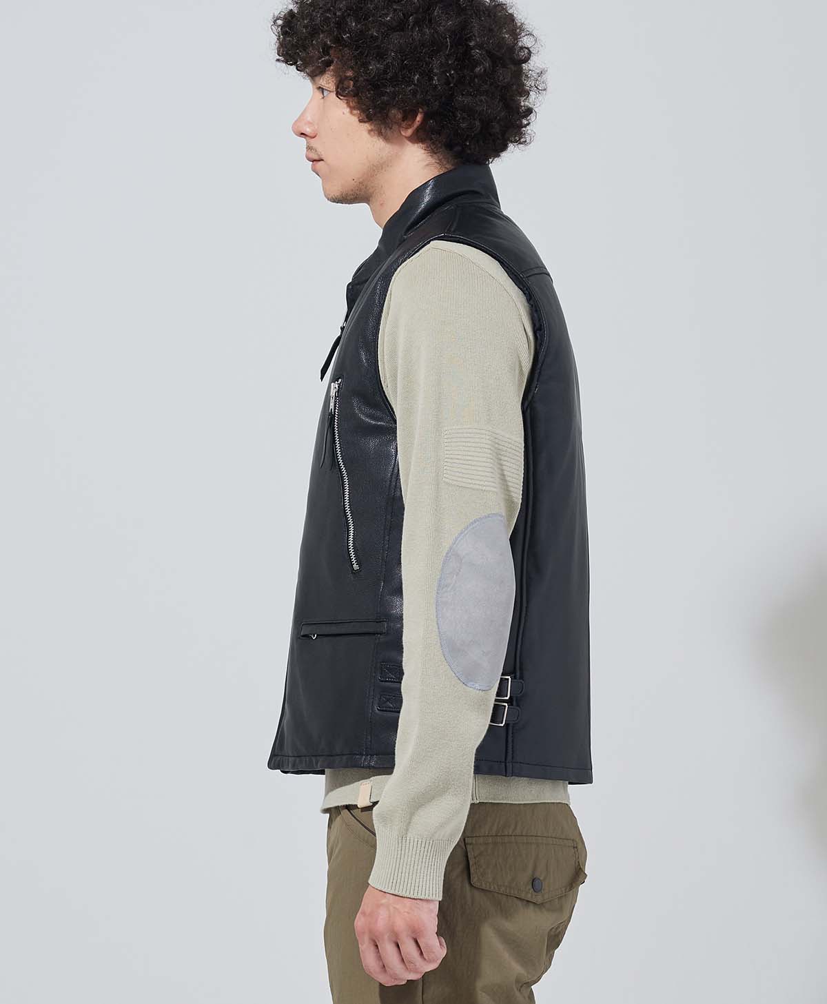 RIDERS DOWN VEST / ブラック