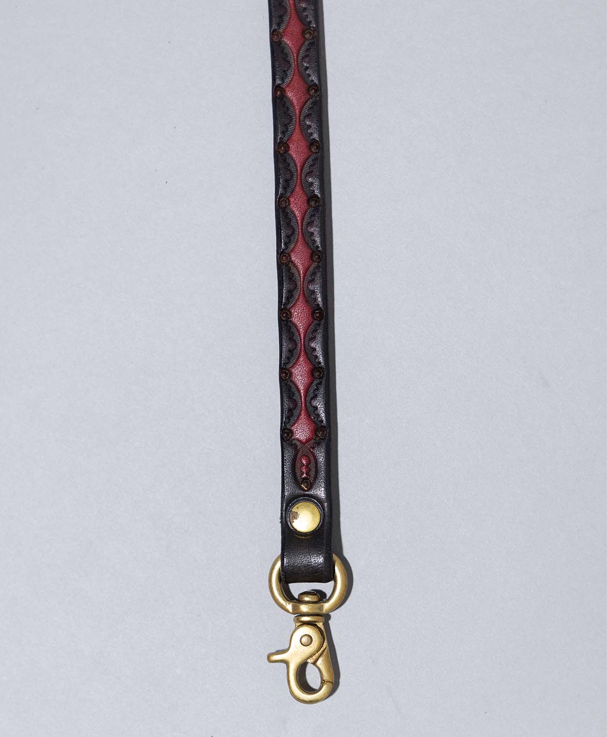 IRON HEART STRAP SLIM / Black/Red