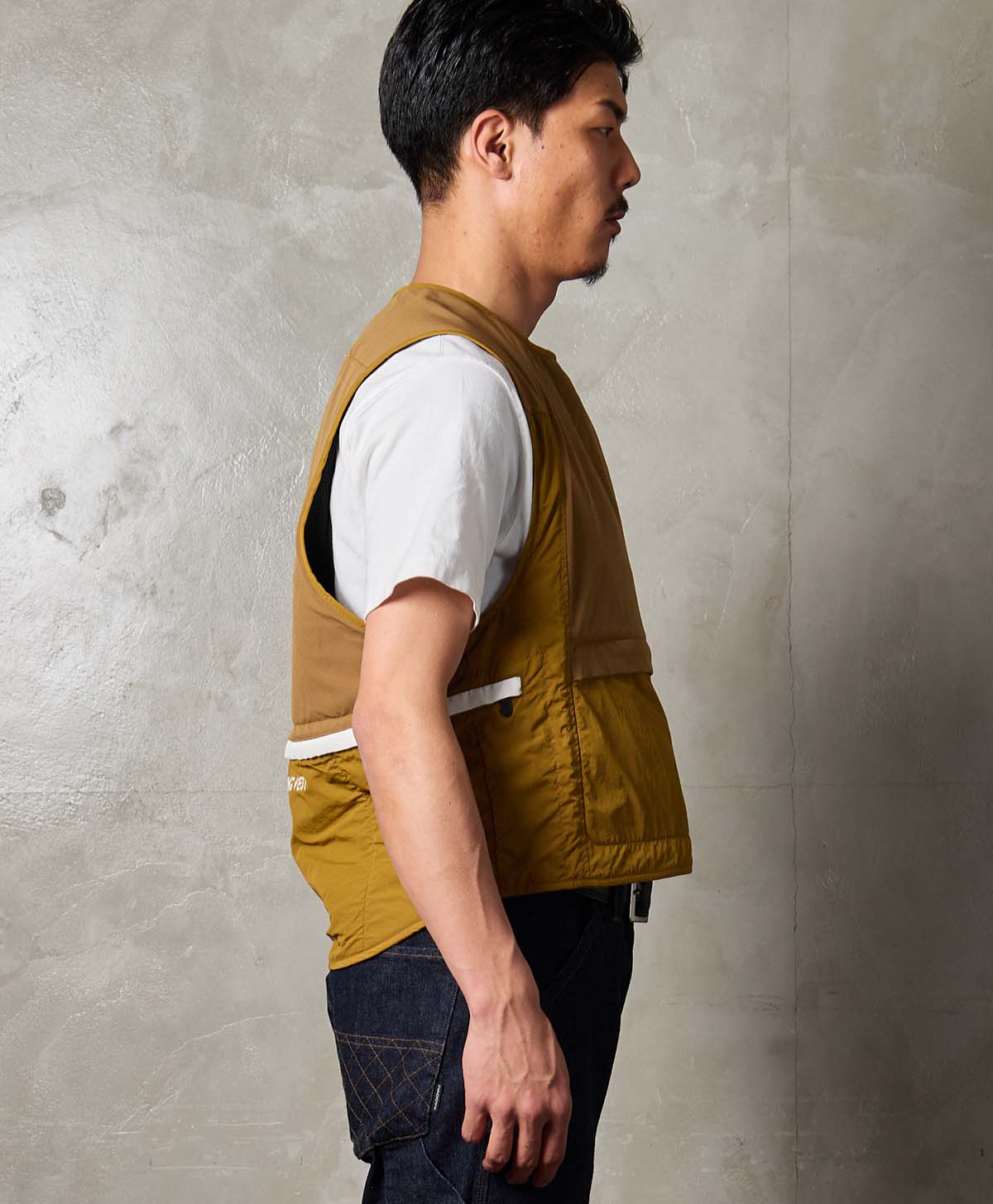 ANORAK VEST / Brown