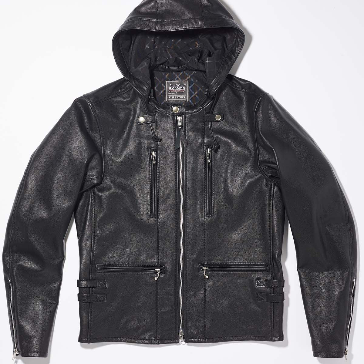美品】KADOYAカドヤ ライダースジャケットEURO CAPP ぎこちなく オマケ付き