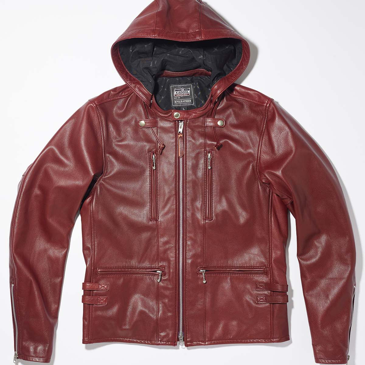 Leather jacket hood leather jacket | Kadoya official online shop  