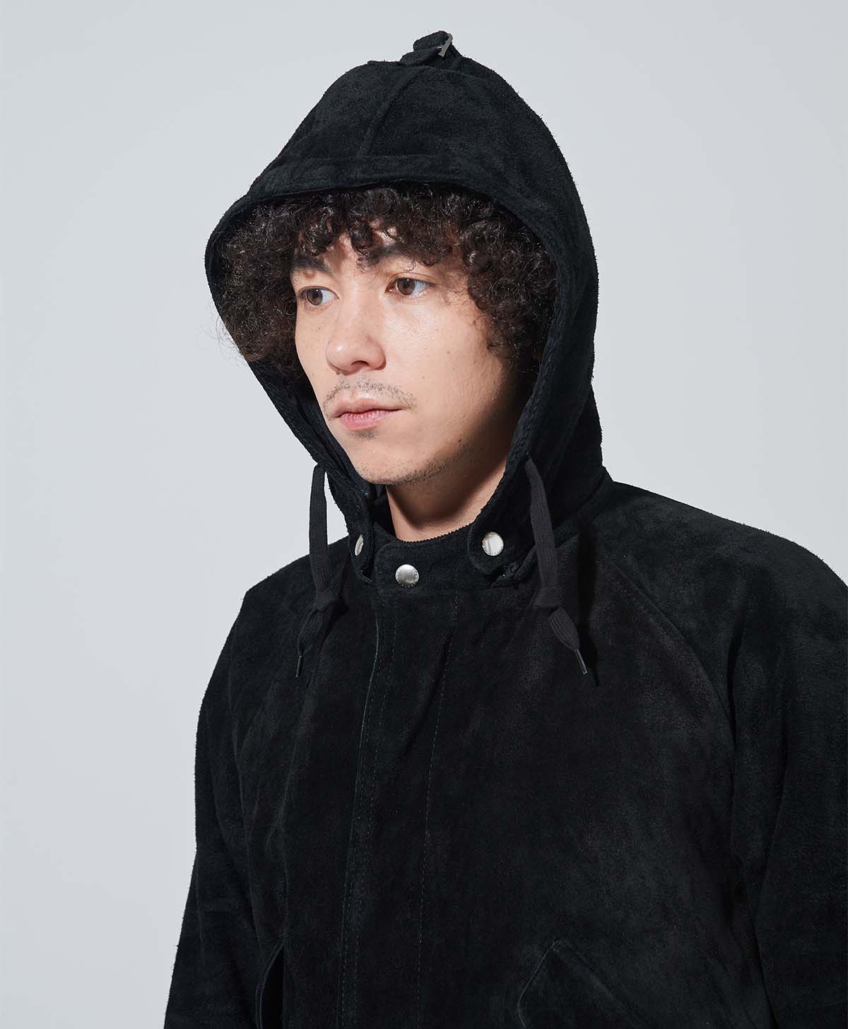 皮夾克皮革現代外套 | Kadoya 官方網上商店 | RIDERS MODS PARKA / 麂 