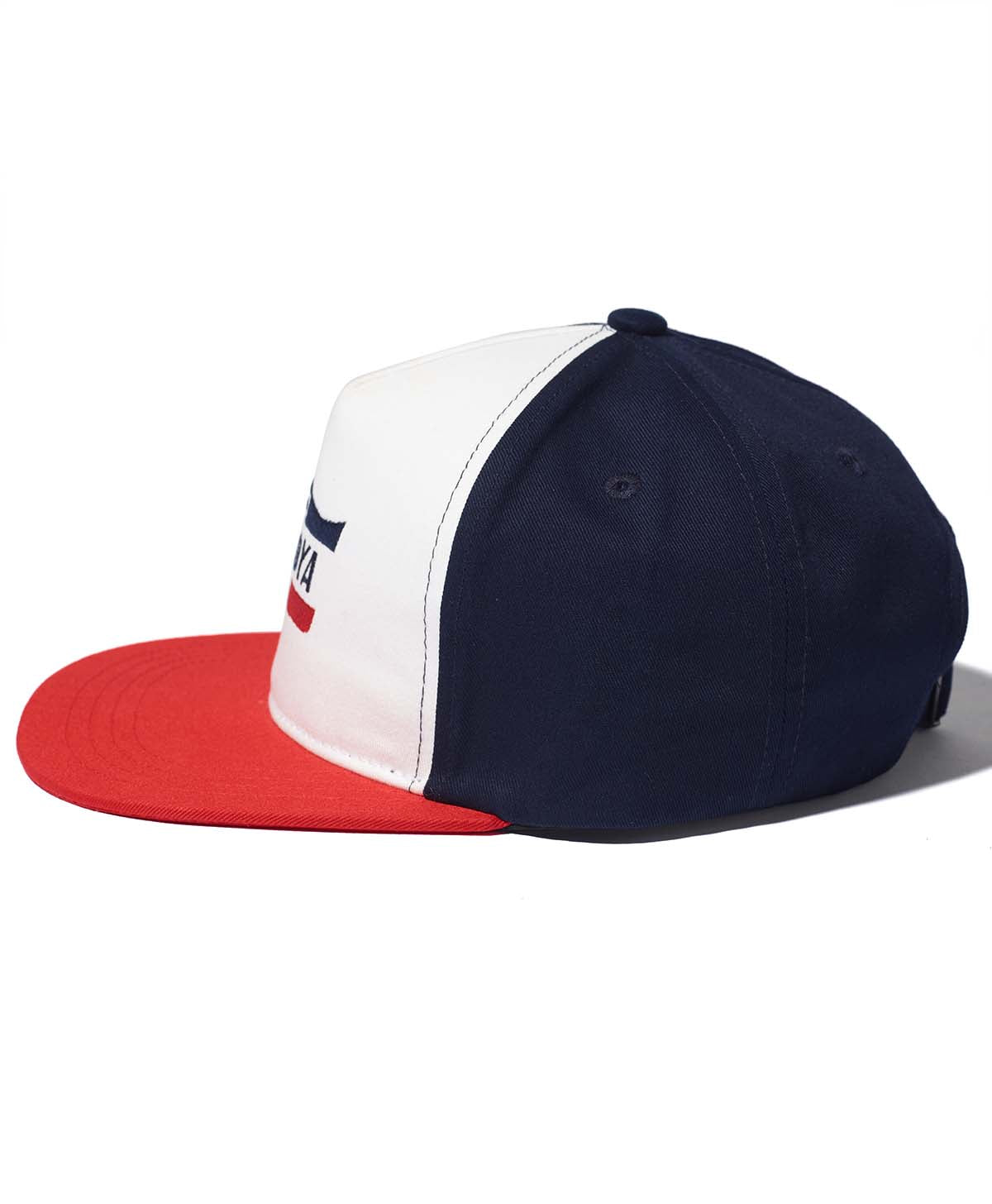 FABRIC CROWN CAP / Blue/White/Red