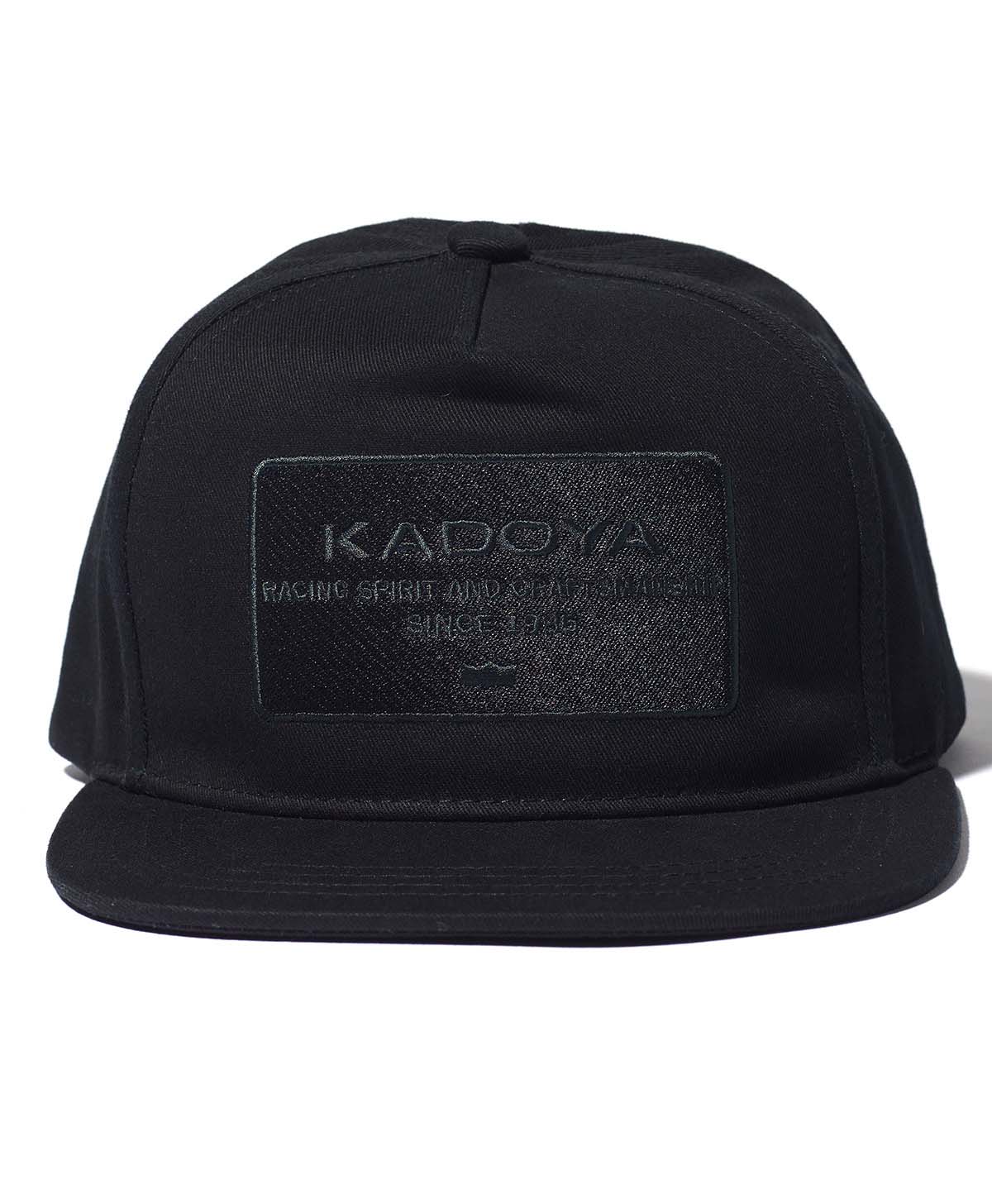 FABRIC LOGO CAP / Black