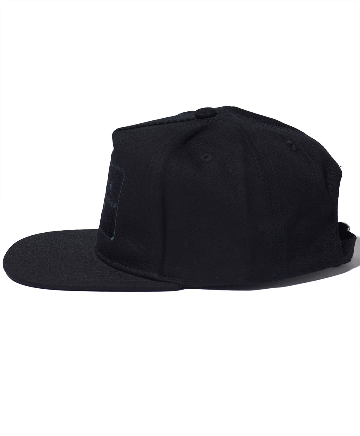 FABRIC LOGO CAP / Black