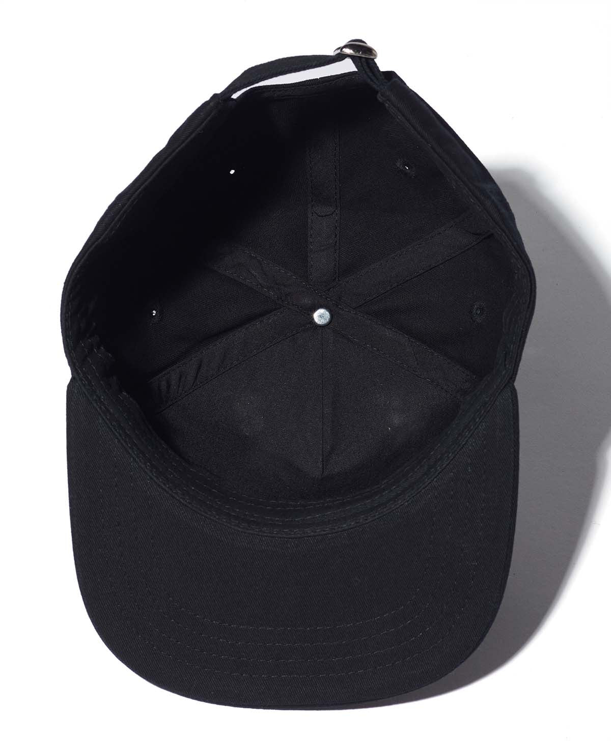 FABRIC LOGO CAP / BLACK