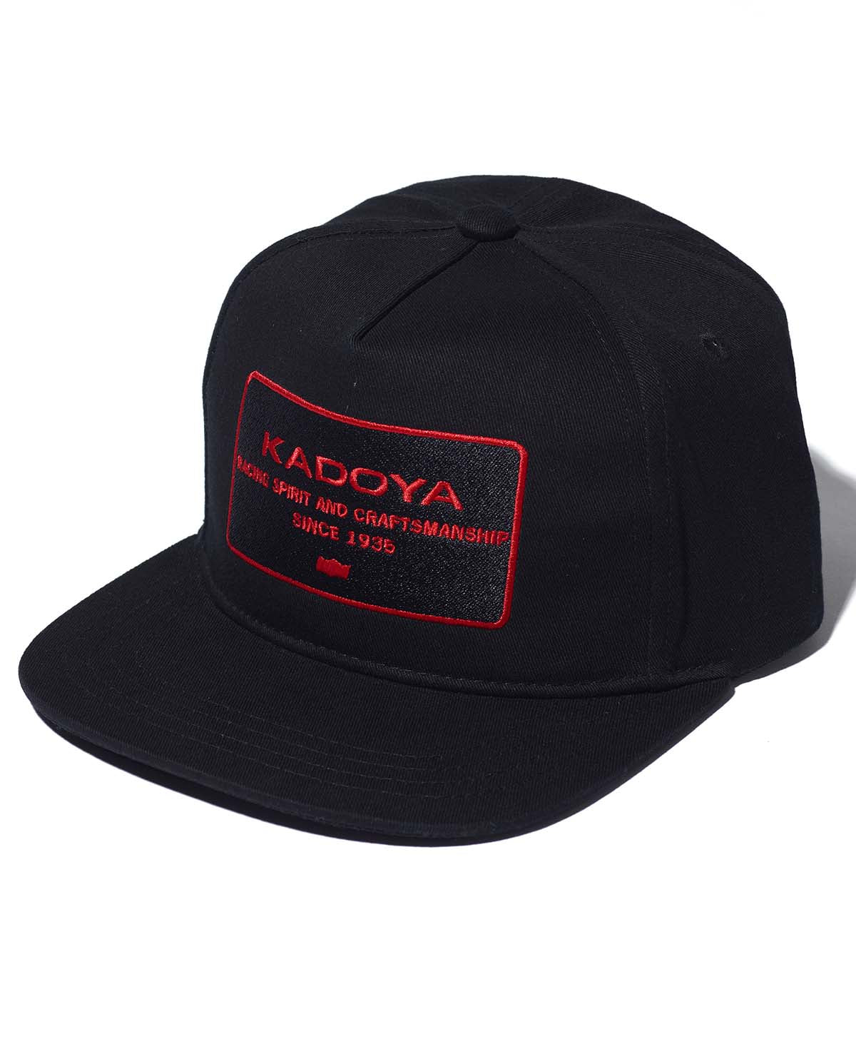 FABRIC LOGO CAP / Red