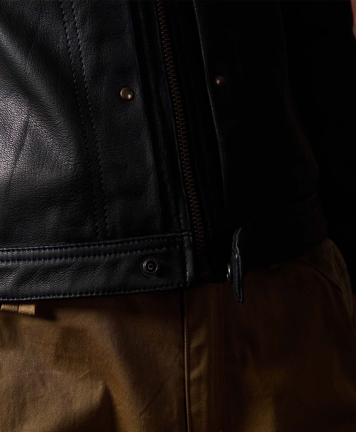 RODEO LEATHER JACKET / ブラック