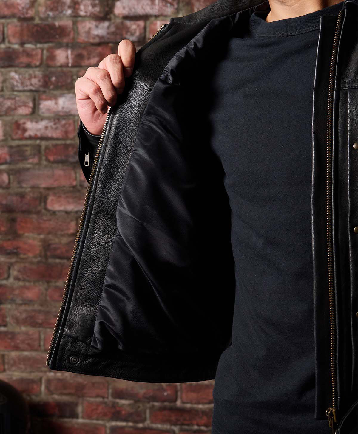 RODEO LEATHER JACKET / Black