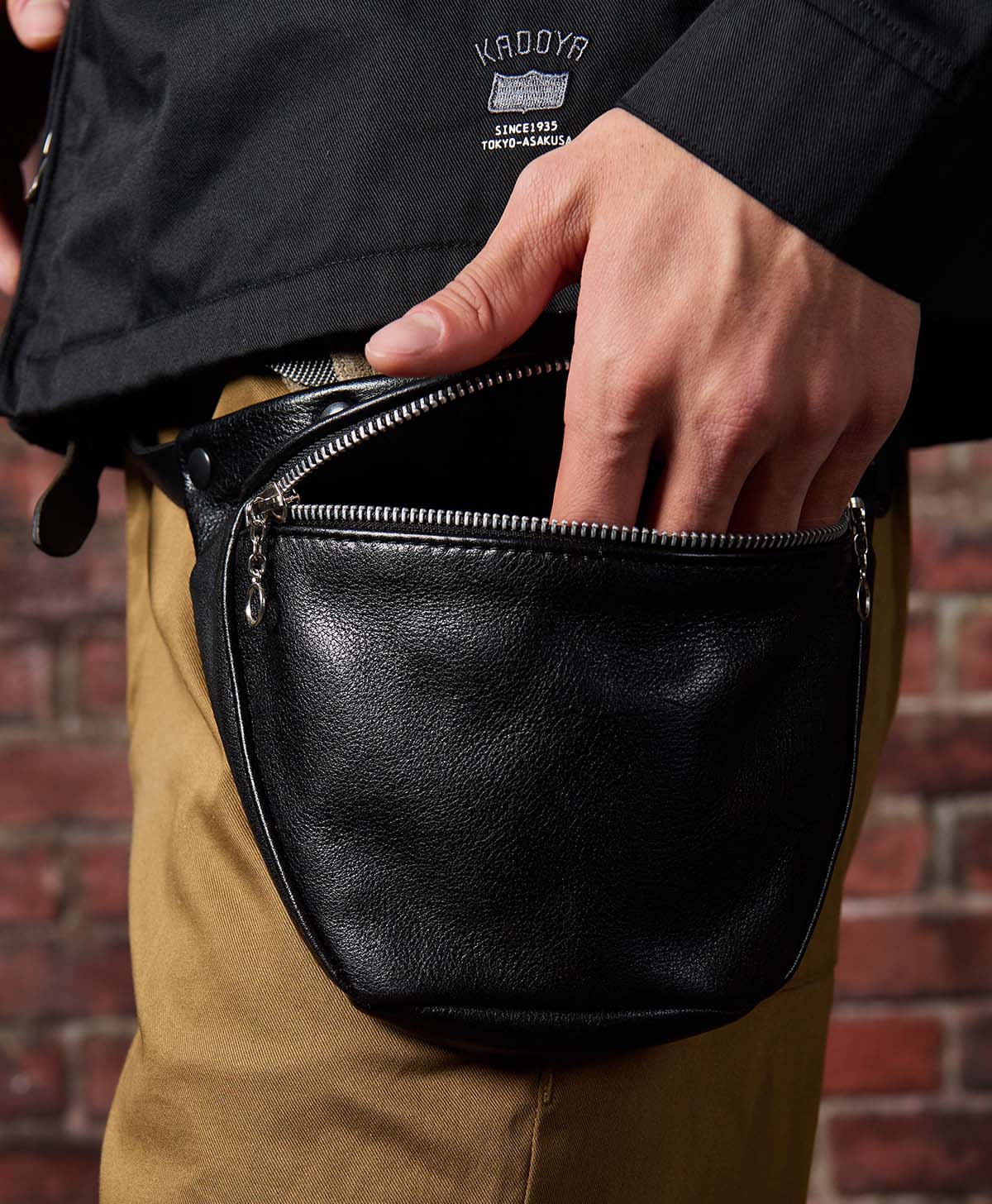 HFG/WAIST SIDE BAG-S/ BLACK