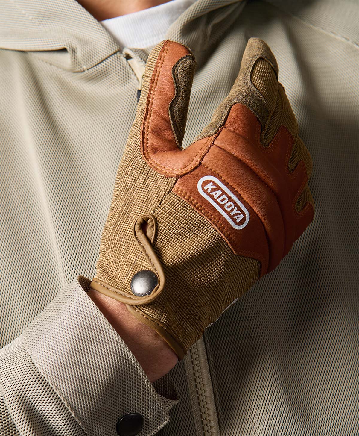 FREERIDE MESH GLOVE / brown