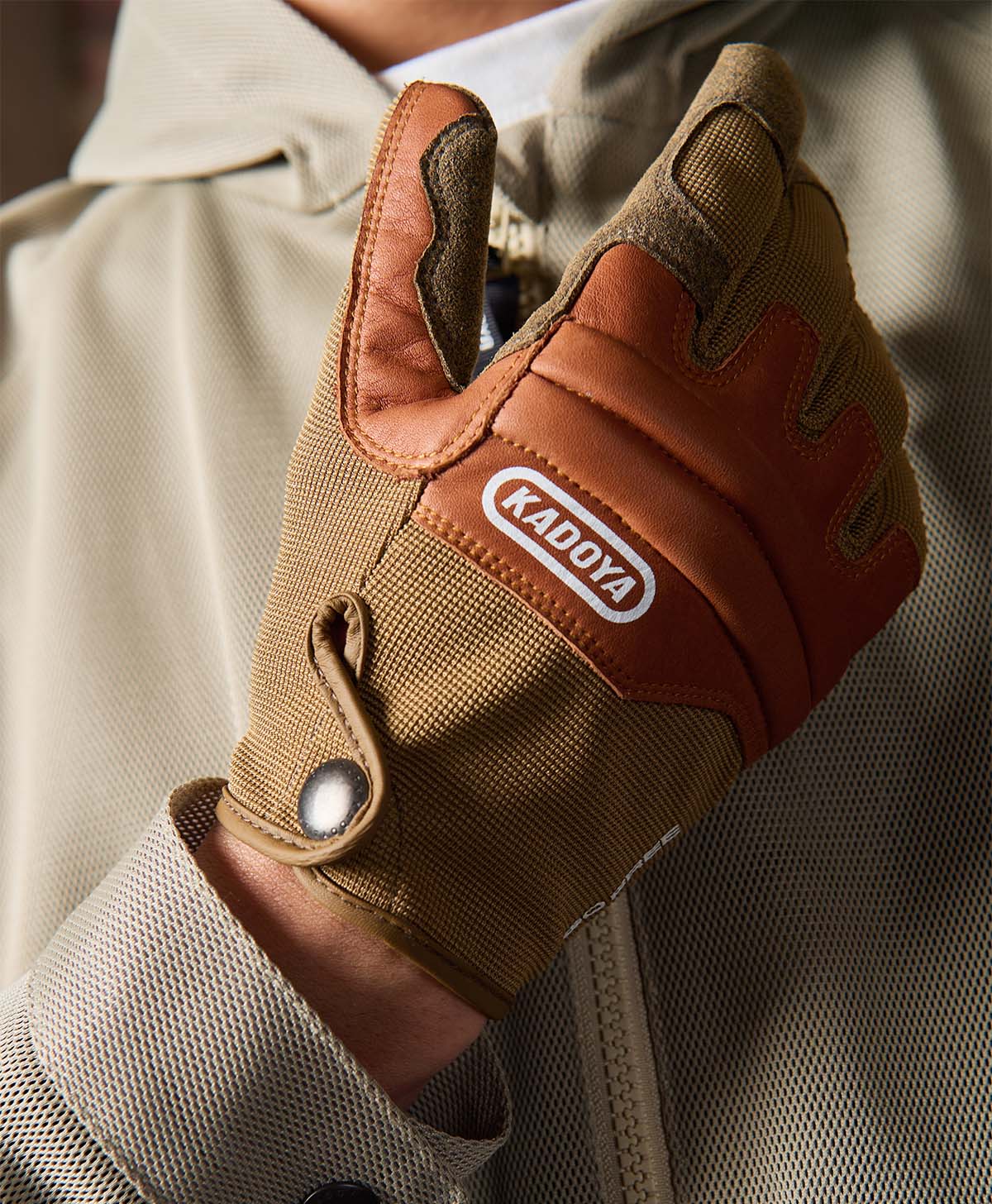 FREERIDE MESH GLOVE / brown