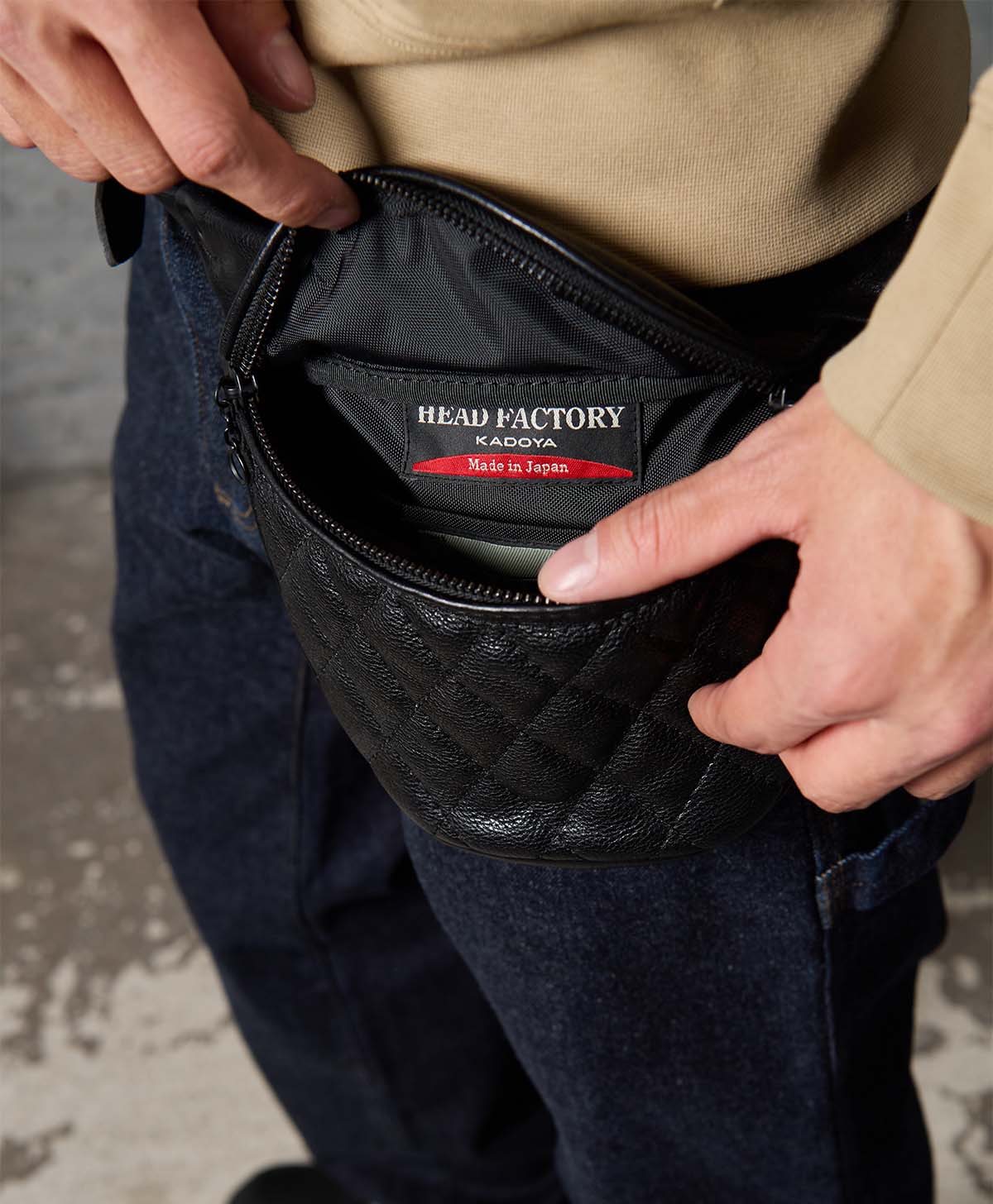 HFG/WAIST SIDE BAG-P/ BLACK