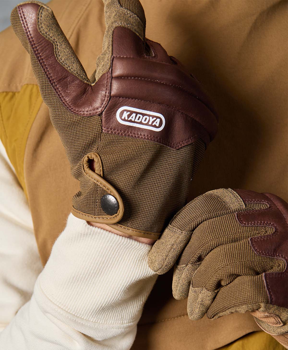 FREERIDE MESH GLOVE / khaki