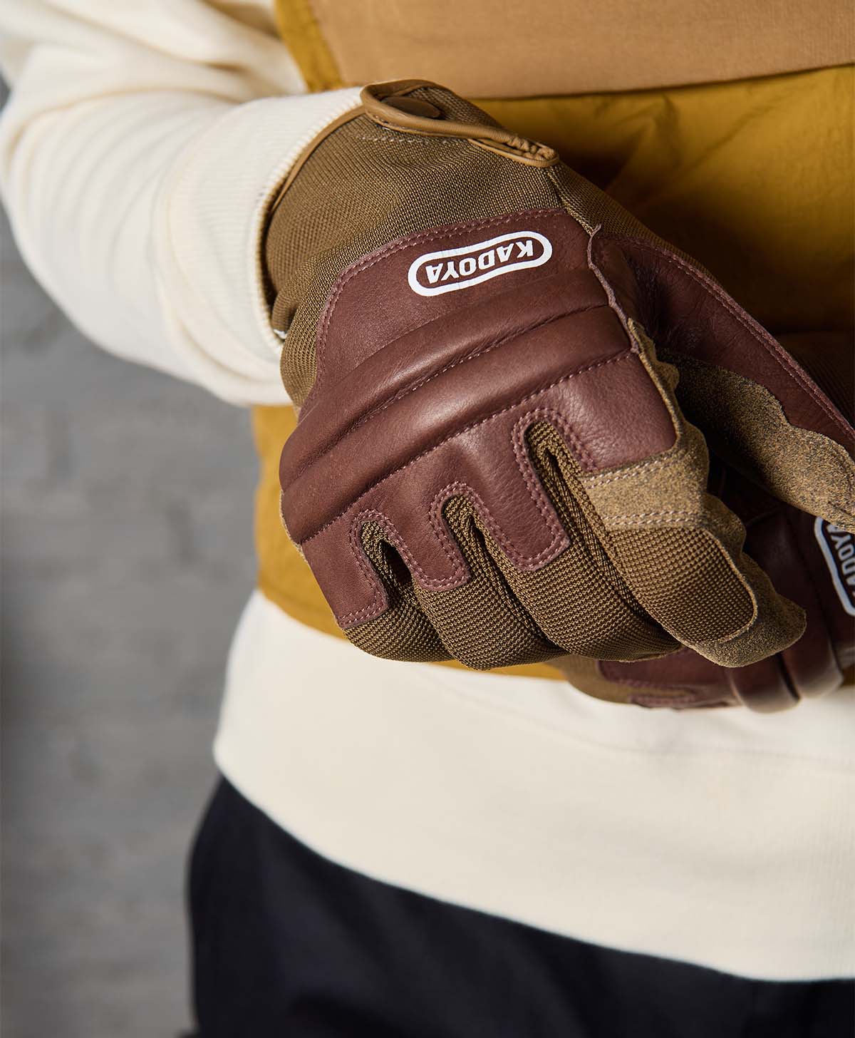 FREERIDE MESH GLOVE / khaki