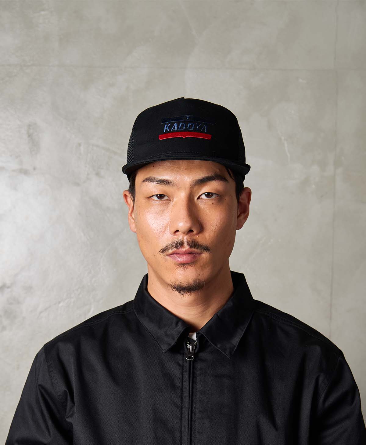 MESH LOGO CAP / BLACK