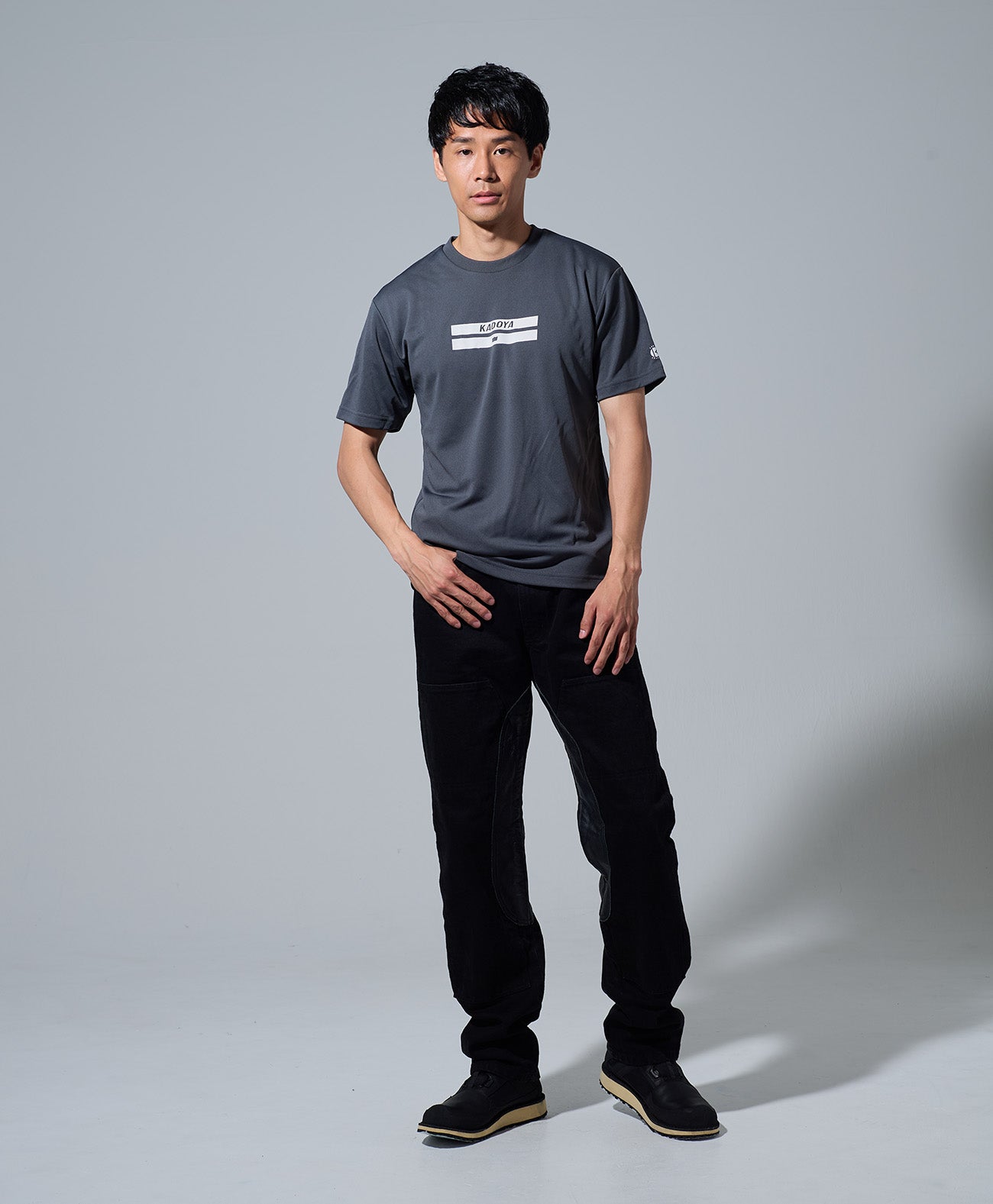 LEATHERS LOGO DRY-T / Gunmetal