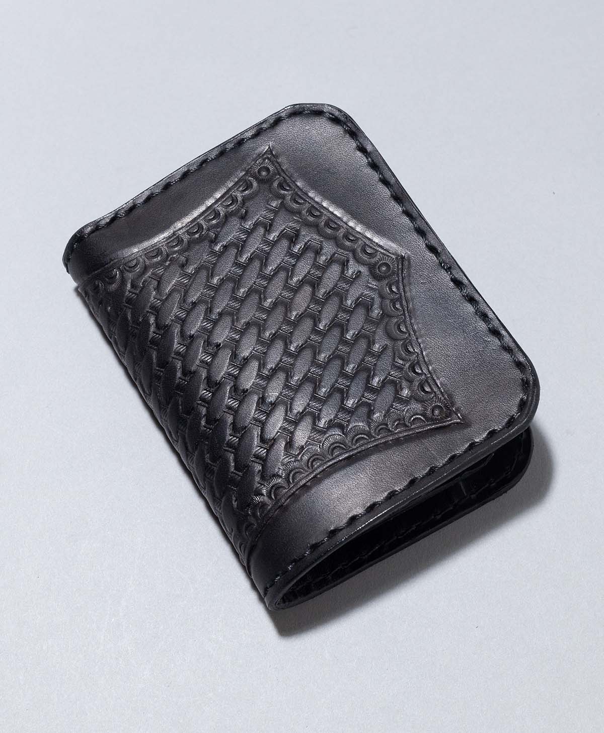 IRON HEART MIDDLE WALLET / BLACK/BLACK