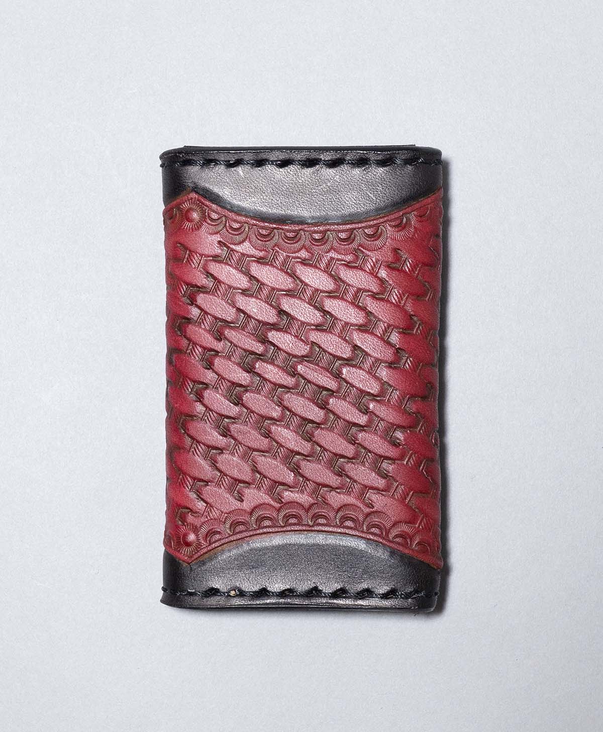 IRON HEART CARD CASE / ブラック/レッド