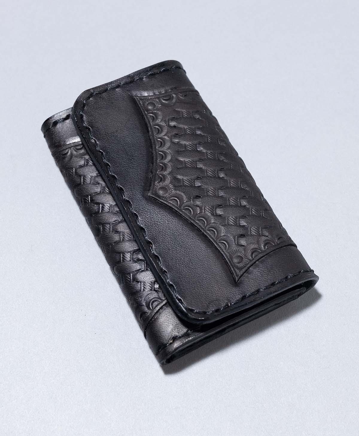 IRON HEART CARD CASE / BLACK/BLACK