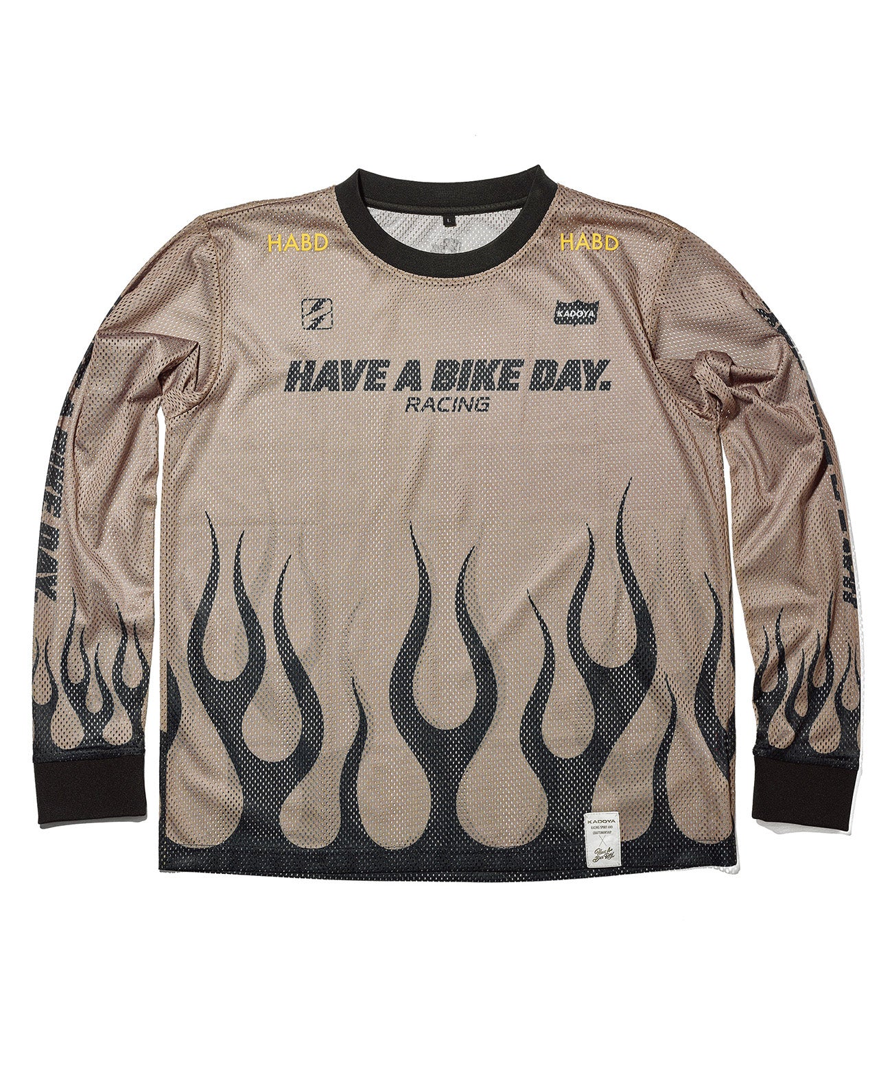 JERSEY TOP-FLAME / ベージュ