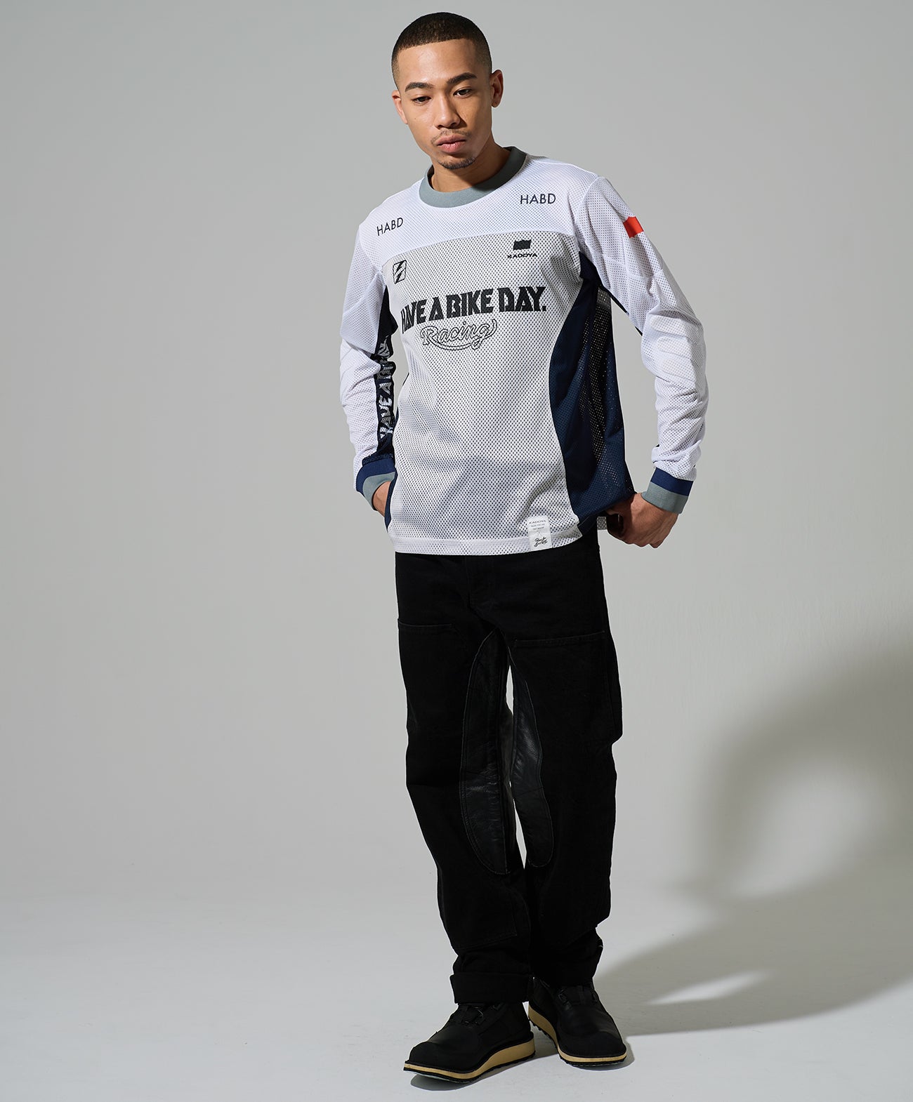 H178 B84 W72 サイズL 着用