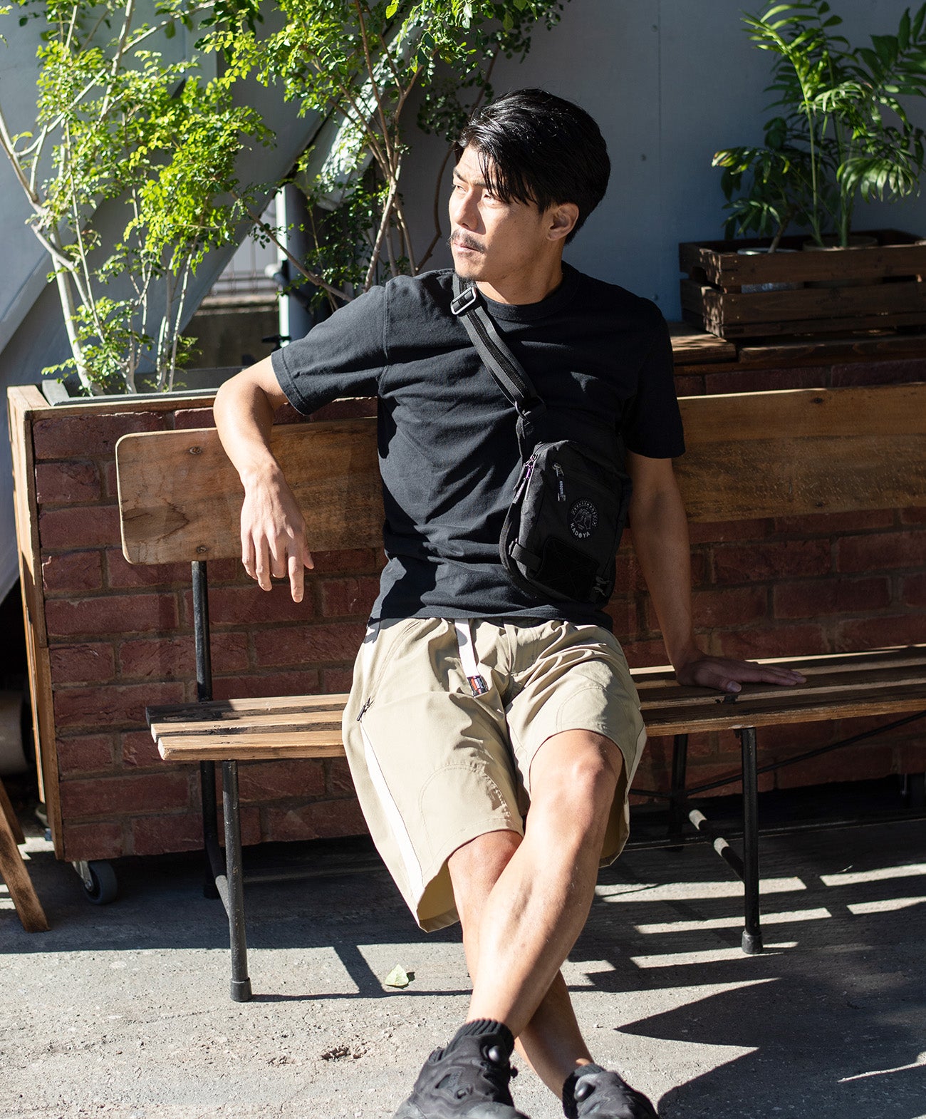 LEG BODY BAG / Black