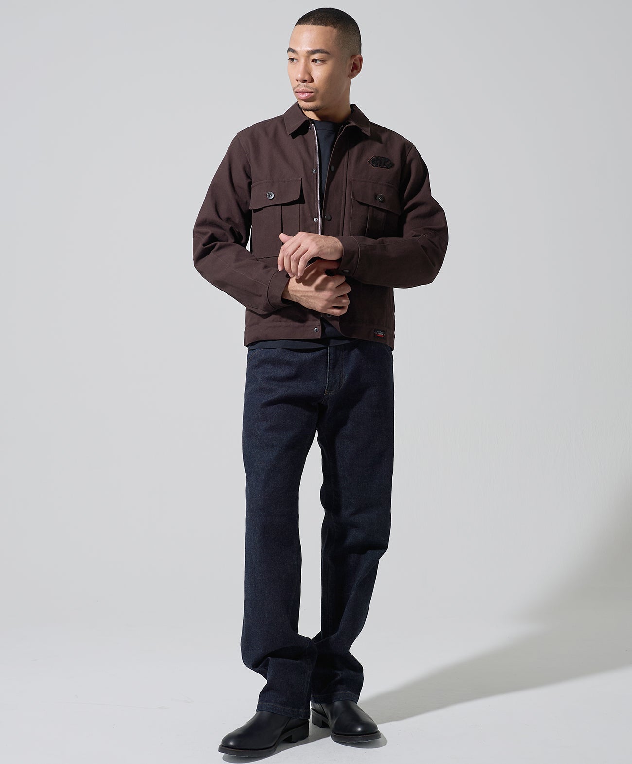 H178 B84 W72 サイズL 着用