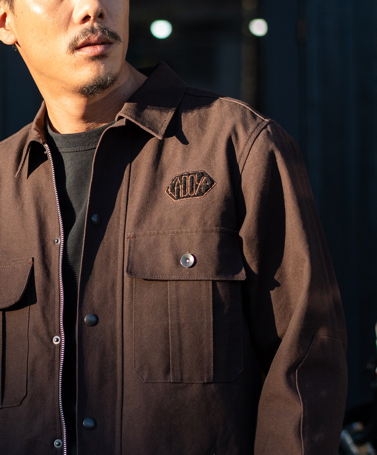 H185 B93 W72 サイズL 着用